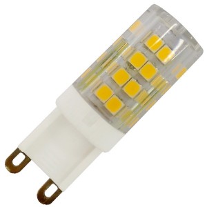 Обзор Лампа светодиодная ЭРА LED JCD-5W-CER-827-G9 теплый свет 585346