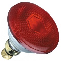 Лампа инфракрасная FL-IR PAR38 175W RED E27 230V красное стекло