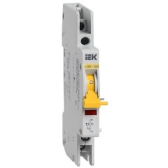 Контакт состояния КСВ47-60М на DIN-рейку для ВА47-60M ИЭК Контакт состояния КСВ47-60М на DIN-рейку для ВА47-60M ИЭК