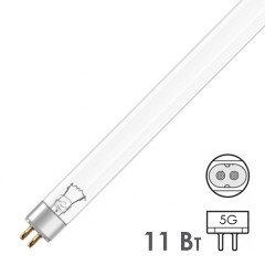 Лампа бактерицидная Osram HNS G11 T5 11W G5 L212mm специальная безозоновая 4052899984554