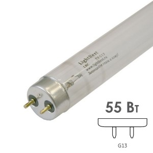 Лампа бактерицидная LightBest LBC 55W T8 G13 специальная безозоновая