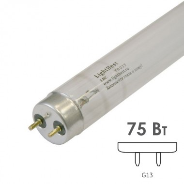 Отзывы Лампа бактерицидная LightBest LBC 75W T8 G13 специальная безозоновая