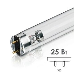 Лампа бактерицидная LIH ULC 25W T8 G13 L 437,4mm специальная безозоновая