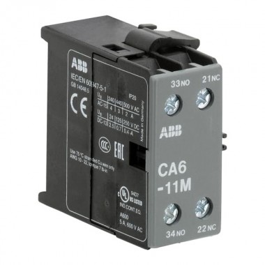 Отзывы Дополнительный контакт АВВ CA6-11M боковой для миниконтакторов В6, В7