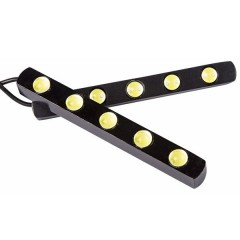 ДХО универсальные 5LED 10W 8-16V алюминиевый корпус L123.5х14.8х11.7mm
