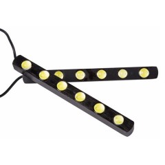 ДХО универсальные 6LED 12W 8-16V алюминиевый корпус L147.7х14.8х11.7mm