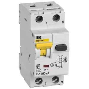 Отзывы Автоматический выключатель дифференциального тока АВДТ32EM С40 100мА тип А ИЭК (автомат)