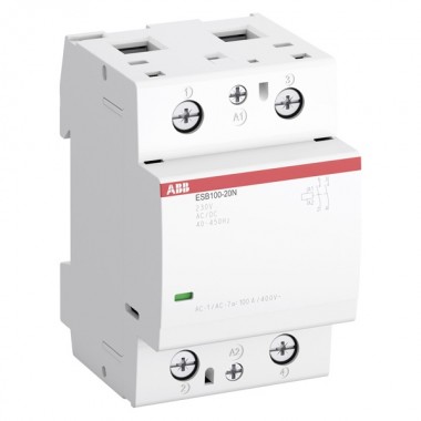 Купить Контактор ESB100-20N-06 модульный (100А АС-1, 2НО), катушка 230В AC/DC 3 модуля