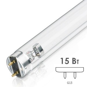 Лампа бактерицидная LEDVANCE TIBERA T8 15W G13 UVC 253,7nm L438mm специальная безозоновая