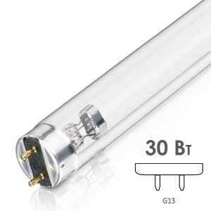 Лампа бактерицидная LEDVANCE TIBERA T8 30W G13 UVC 253,7nm L895mm специальная безозоновая