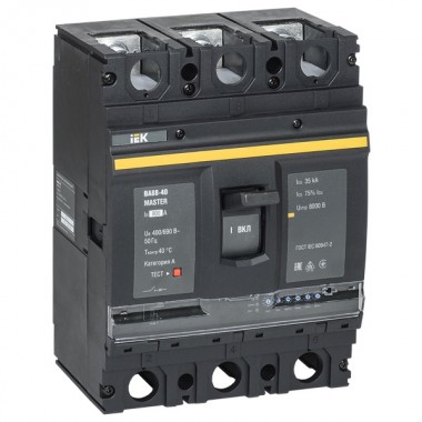 Отзывы Автоматический выключатель ВА88-40 Master  3Р  800А  35кА ИЭК с электронным расцепителем (автомат)