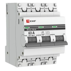 Выключатель нагрузки 3P  63А ВН-63 EKF PROxima