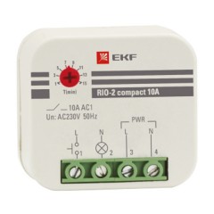 Импульсное реле с задержкой RIO-2 compact 10А 1НО 230В 50Гц EKF PROxima