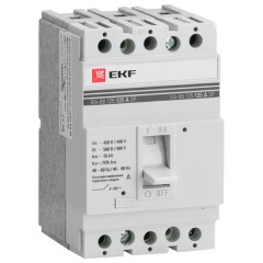 Выключатель автоматический ВА-99  125/ 16А 3P 25кА EKF PROxima