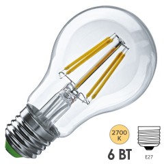 Лампа Navigator 71 305 NLL-F-A60-6-230-2.7K-E27