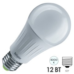 Лампа светодиодная Navigator 61 626 NLL-A60-12-230-2.7K-E27-3STEPDIMM 12W 2700K 1150Lm D60х123mm