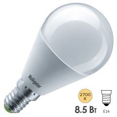 Лампа Navigator 61 333 NLL-G45-8.5-230-2.7K-E14
