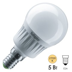 Лампа Navigator 94 476 NLL-P-G45-5-230-2.7K-E14