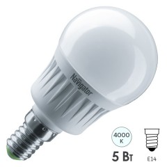 Лампа Navigator 94 478 NLL-P-G45-5-230-4K-E14