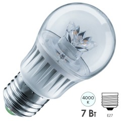 Лампа Navigator 61 593 NLL-G45-7-230-4K-E27-CL