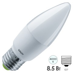 Лампа Navigator 61 328 NLL-C37-8.5-230-4K-E27-FR