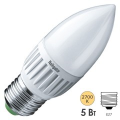 Лампа Navigator 94 481 NLL-P-C37-5-230-2.7K-E27-FR