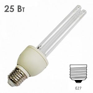 Обзор Лампа бактерицидная LightBest UVC 25W E27