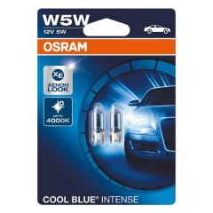 Лампа 2825HCBI-02B W5W 12V 5W W2.1x9.5d (4200К) COOL BLUE INTENSE OSRAM