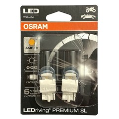 Лампа светодиодная 7504DYP-02B 1,4W12VWX3X16DQR2B2 WY21W BLI2 OSRAM