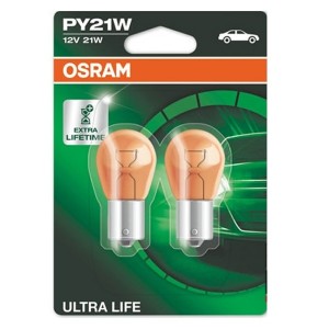 Обзор Лампа 7507ULT-02B PY21W 12V 21W BAU15s (4 года гарантии) ULTRA LIFE OSRAM