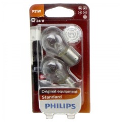 Лампа 13498B2 P21W 24V-21W (BA15s) (блистер 2шт.) PHILIPS