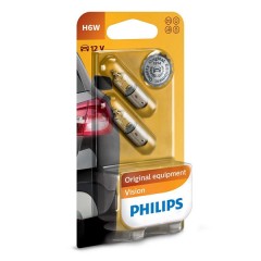 Лампа 12036B2 H6W 12V-6W (BAX9s) (блистер 2шт.) PHILIPS
