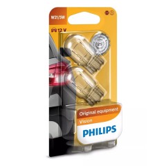 Лампа 12066B2 W21/5W 12V-21/5W (W3x16q) (блистер 2шт.) PHILIPS