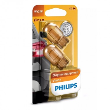 Отзывы Лампа 12071B2 WY21W 12V-21W (WX3x16d) (блистер 2шт.) PHILIPS
