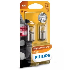 Лампа 12821B2 R5W 12V-5W (BA15s) (блистер 2шт.) PHILIPS
