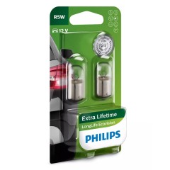 Лампа 12821LLECOB2 R5W 12V-5W (BA15s) (увелич. срок службы) (2шт.) Long Life EcoVision блистер PHILI