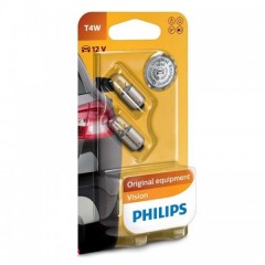 Лампа 12929B2 T4W 12V-4W (BA9s) (блистер 2шт.) PHILIPS