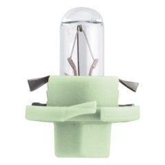 Лампа 17054 BAX 12V-2W (BX8,4d) light-green NARVA