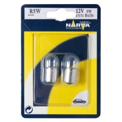 Лампа 17171B2 R5W 12V-5W (BA15s) (блистер 2шт.) NARVA