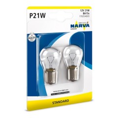 Лампа 17635B2 P21W 12V-21W (BA15s) (блистер 2шт.) NARVA