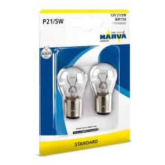 Лампа 17916B2 P21/5W 12V-21/5W (BAY15d) (блистер 2шт.) NARVA