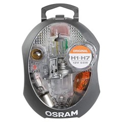 Комплект автоламп CLK H1/H7 EURO 1A OSRAM (Minibox H1,H7,P21W,PY21W,P21/5W,R5W,W5W + предохранители