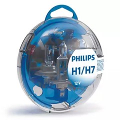 Набор автоламп 55720EBKM H1 12V- 55W (P14,5s) + H7 12V- 55W (PX26d) Essential Box PHILIPS