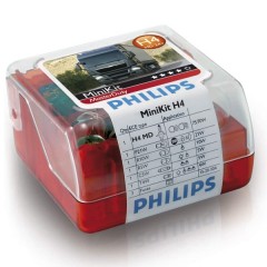 Набор автоламп 55554SKMDKM H4 24V- 75/70W (P43t) MiniKit (вибростойкая) MasterDuty PHILIPS
