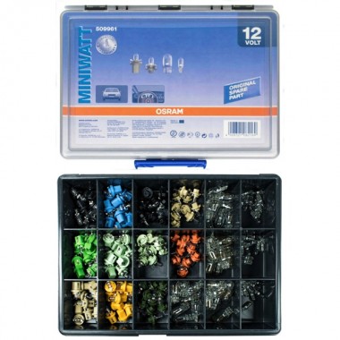 Купить Набор автоламп 509961 12V MF/T5/T10 3X1 OSRAM MINIWATT 12В