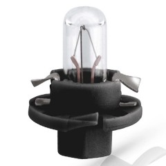 Лампа 12625CP BAX 12V-1,2W (BX8,4D) Black PHILIPS