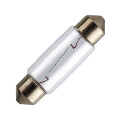Лампа 12854CP Fest T10,5 12V-10W (SV8,5-35/11) PHILIPS