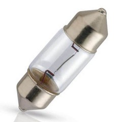 Лампа 12860LLECOCP Fest T10,5 12V-10W (SV8,5-28/11) (увелич.срок службы) LongLife EcoVision PHILIPS