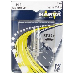 Лампа 48334 H1 12V 55W P14,5s (+50% света) RP50 NARVA