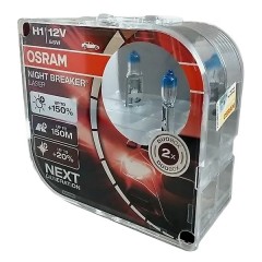 Лампа 64150NL-HCB H1 55W 12V P14.5S BOX2 (+150% больше света) NIGHT BREAKER LASER OSRAM (уп. 2шт.)